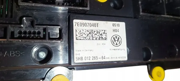 VW T6 7E0 2015-19 AC ventilationspanel OEM 7E0907040T image 5