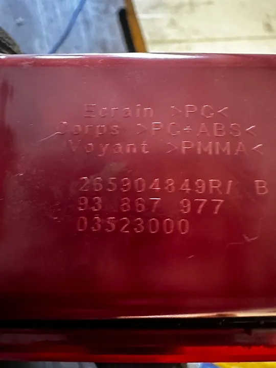 STOPVALO NISSAN PRIMASTAR II 265904849R image 2