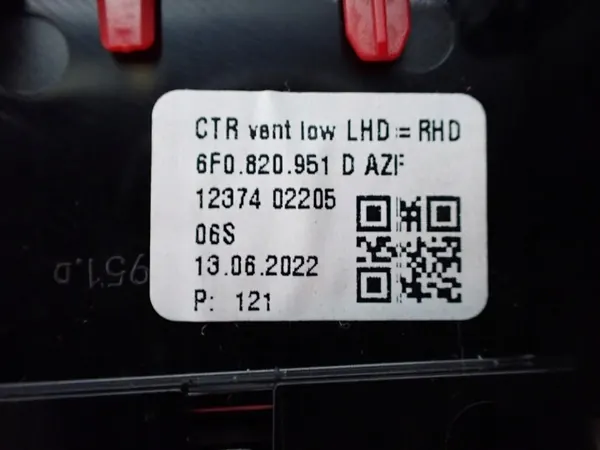 Luchtrooster OEM 6F0820951D voor SEAT Arona image 6