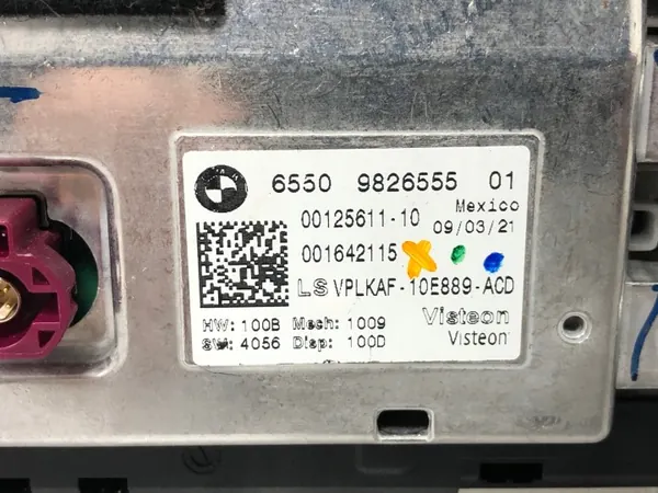 Écran info central BMW 3 G20 OEM 65509826555 2019- image 10