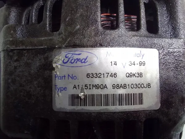 Vaihtovirtageneraattori Ford Focus MK1 1.8 TDDI 98AB10300JB image 6