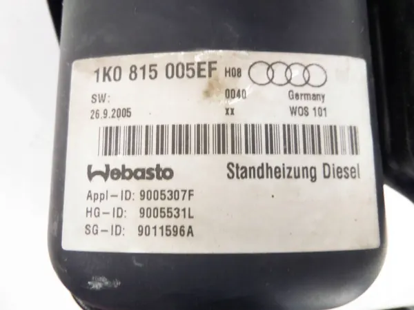 Standheizung Audi A3 S3 8P OEM 1K0815005EF image 7