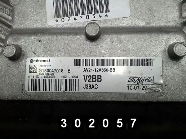 ECU Ford Fiesta OEM AM-302057 1.2 Essence 2010 image 4