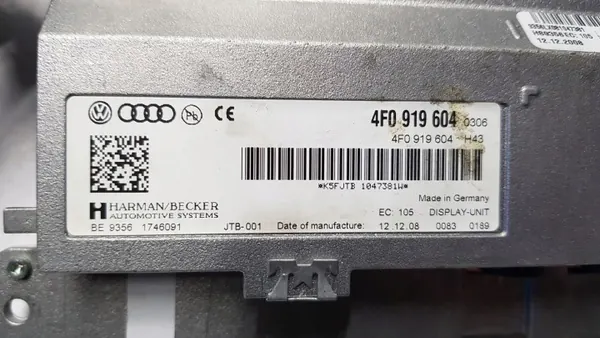 Audi MMI Navigaattoradio OEM 4E0035666 A6 C6:lle image 4