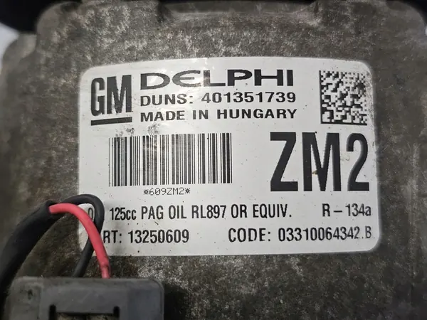 AC-kompressori ASTRA MOKKA ZAFIRA 1.6 TURBO A16LET image 8