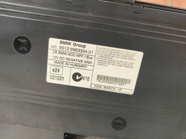 Magazine Mudador CD BMW OEM 6983334 para X3 E83 image 4