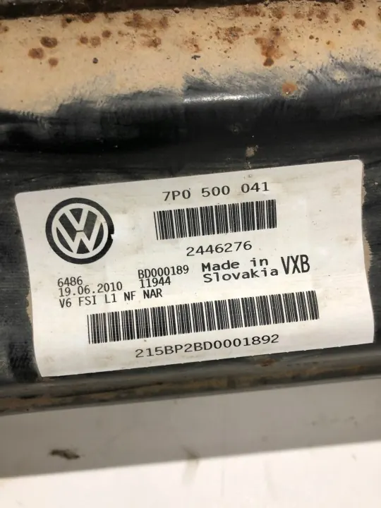 Bastidor auxiliar trasero OEM 7P0500041 para VW Touareg image 5