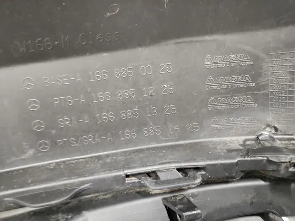 Parachoques delantero Mercedes ML W166 A1668850025 image 10