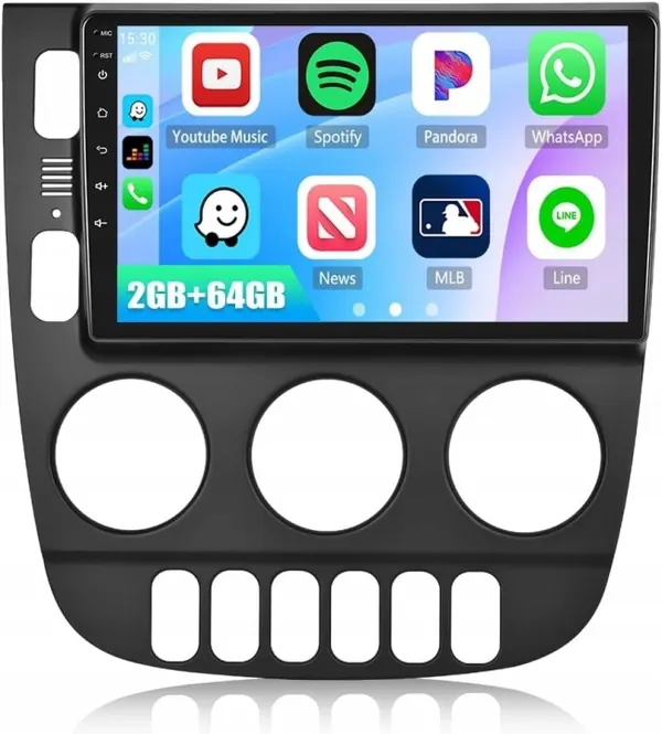 CAMECHO Android 12 radio voor Mercedes W163 9" met Navi image 2