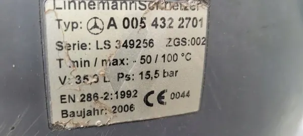 Luftbehälter OEM 1062709 für Mercedes Actros/Axor image 3
