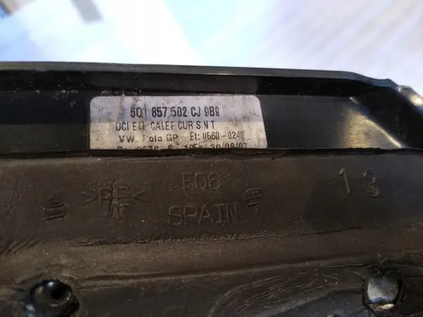 Oikea Sähkösivupeili VW Polo 9N Lift 7 Pin image 4