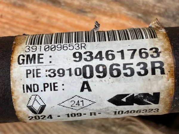 RENAULT TRAFIC III FL 2.0 DCI Höger drivaxel 391009653R image 2