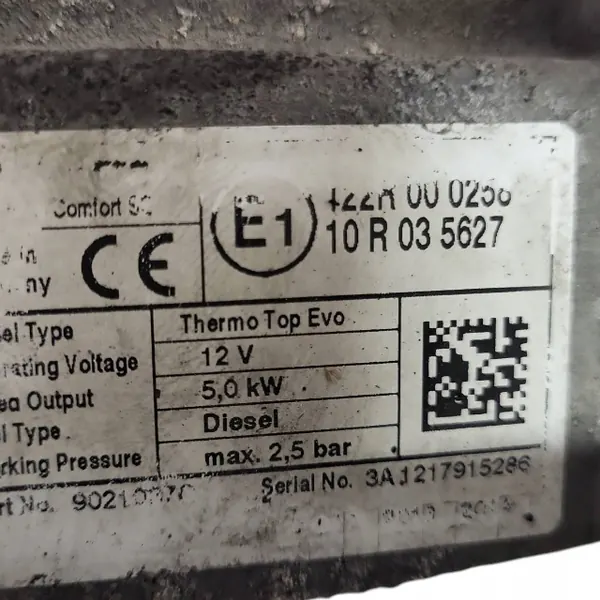 Webasto parkeerverwarming OEM 10R035627 Opel Antara image 5
