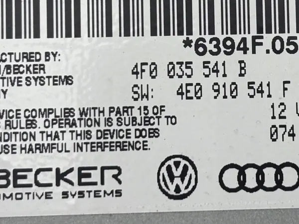 Audi OE Navigaationlukija OEM 4F0910541F - Käytetty image 5