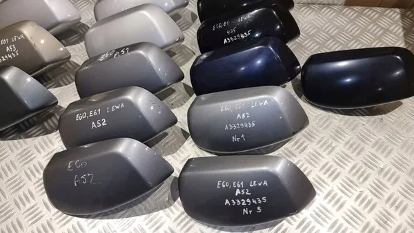 BMW 5 E60 E61 E63 E64 Vasemman Peilin Kansi Hopea OEM image 8