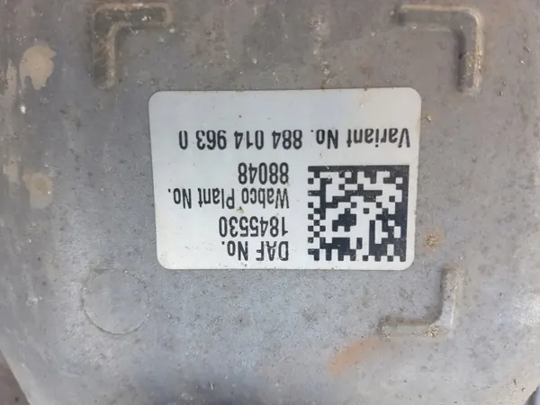 Placa válvula freio pedal embraiagem DAF CF E6 OEM image 3