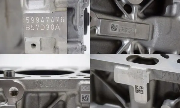 BMW G20 G30 G11 G01 G05 G06 Moottorilohko B57D30A image 8