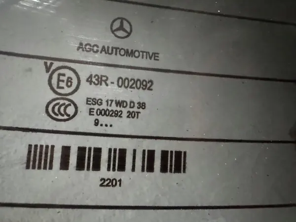 OEM 512-415-444 Mercedes W222 Heckscheibe - Gebraucht image 8