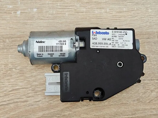 Motor de teto solar Audi A7 C7 OEM 4G8959591A - Usado image 2