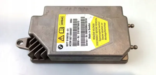 BMW Airbagkontrollenhet OEM 65779199756 image 3