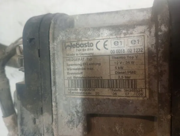 Webasto parkeerverwarming OEM 9002067H Peugeot 407 image 6