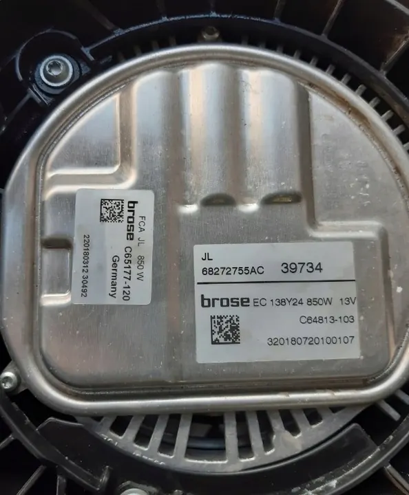 VENTILADOR CARCASA WRANGLER JL 2.0T 18- 68272755AD image 3