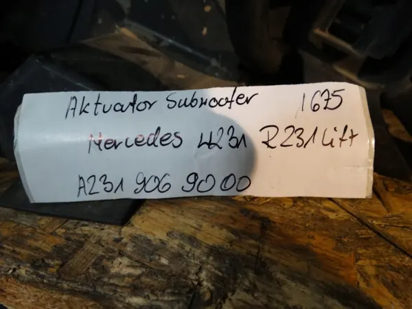 Actionneur Subwoofer Mercedes OEM A2319069000 55 image 5