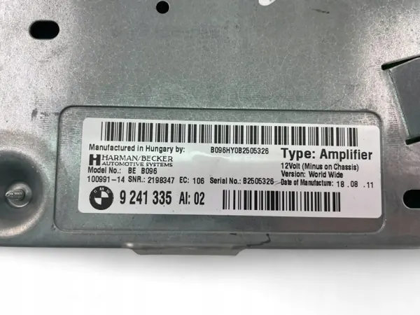 BMW F11 HIFI Förstärkare OEM 9241335 - Begagnad image 8