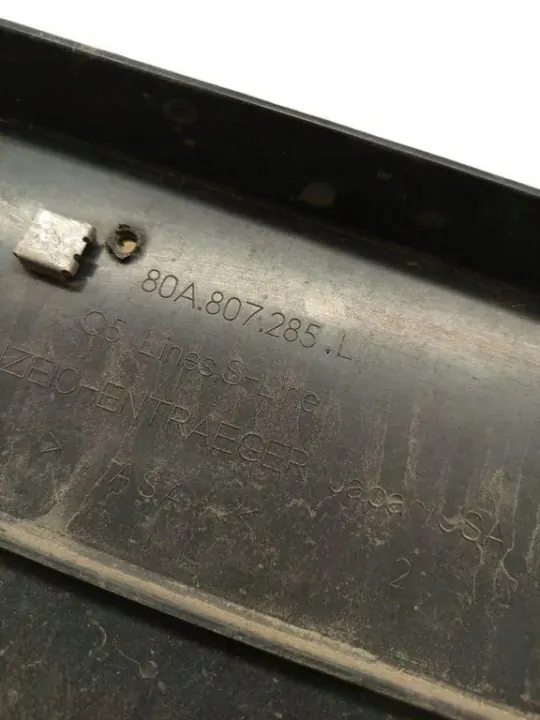 Registreringsskylthållare OEM 80A807285L för Audi Q5 image 3