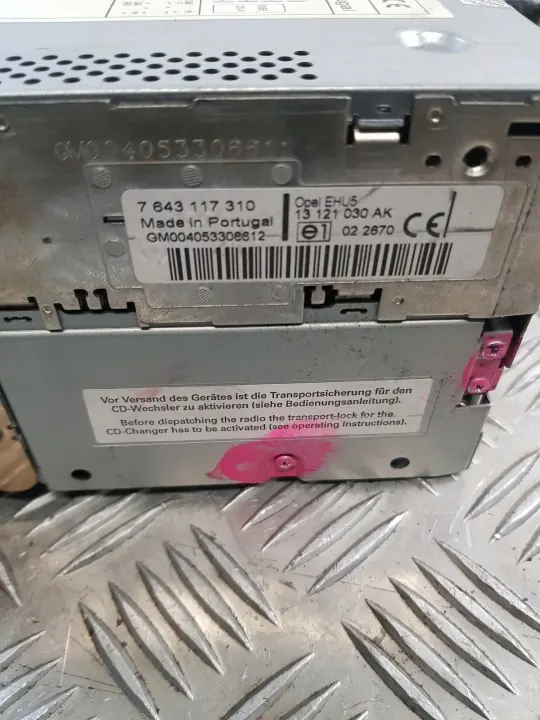 Radio CDC 40 Opel OE OEM 13121030 - Käytetty image 7