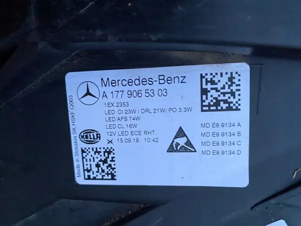 LINKER KOPLAMP MERCEDES A-KLASSE 1779065303 image 4