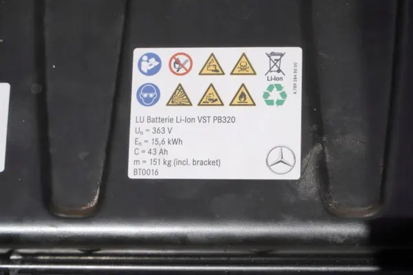 Batterie OEM A1773402300 43Ah 15.6kWh 363V Mercedes image 8