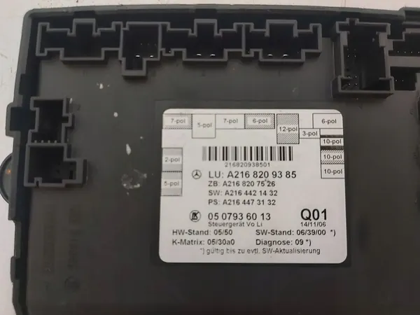 MÓDULO DE PORTA MERCEDES CL W216 A2168209385 image 3