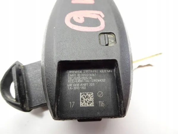Ontsteeksleutelkaart OEM S180144102 voor Nissan Qashqai J11 image 5