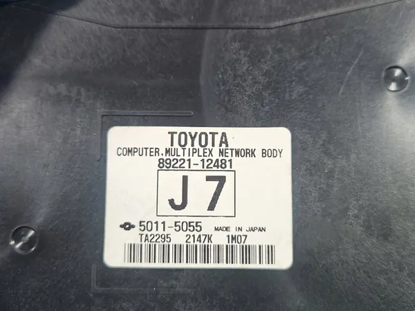 Modulsteuergerät Toyota Auris I 89221-12481 image 3