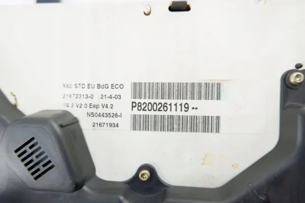 Cuentakilómetros Renault Clio II 1998-2003 OEM 8200261119 image 5