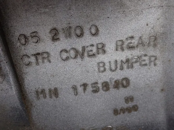 Bakre stötfångarspoiler Mitsubishi Outlander 07- image 2