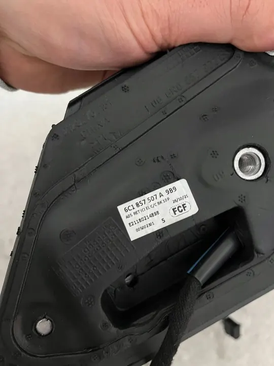 Volkswagen OE 6C1857507A Vasemman Puolen Peili image 8