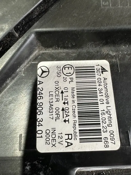 Rechter voorlicht MERCEDES B-CLASS A2469063401 W246 image 6