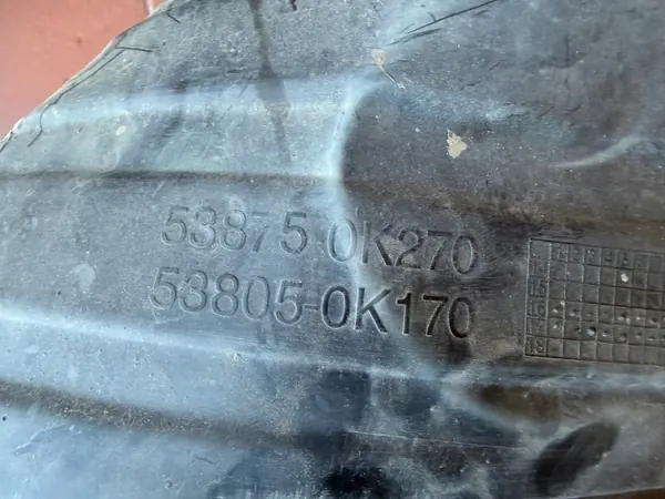 Para-lamas dianteiro direito Toyota Hilux VIII OEM 53875-0K270 image 8