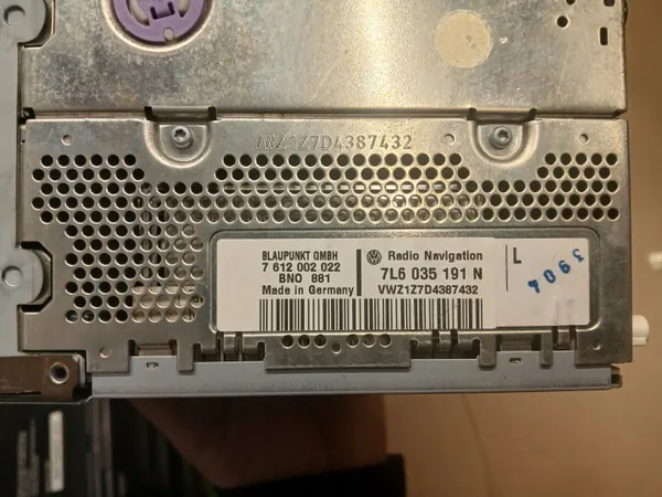 Gebruikte Blaupunkt Navigatieradio OEM 7L6035191N image 5