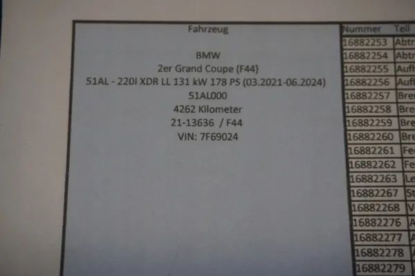 Pinzas Discos Pastillas OEM 6888686 para BMW image 8