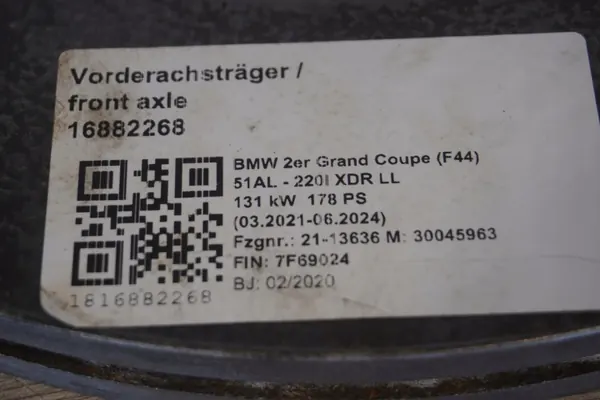 Pinzas Discos Pastillas OEM 6888686 para BMW image 9