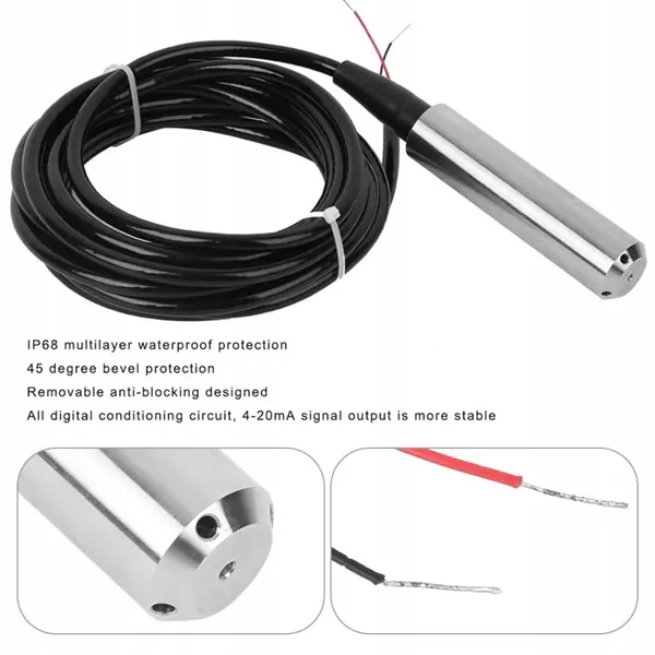 Sensor de nível OEM 20168, 4-20mA, alcance 0-2m image 4