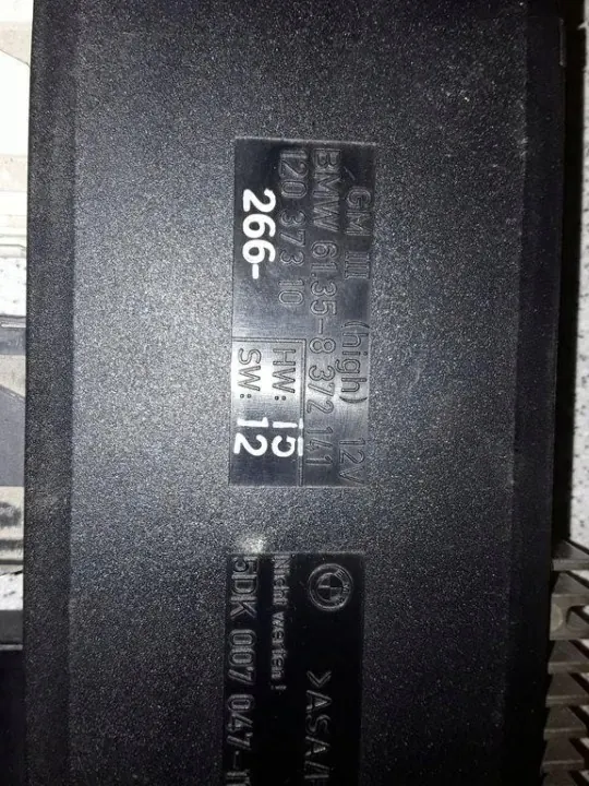 BMW Mukavuusmoduuli OEM 65358372141 5-sarjaan image 3