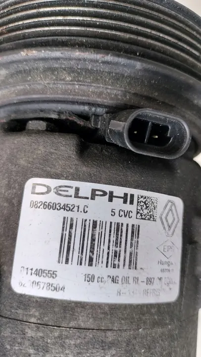 Compressore Aria Condizionata RENAULT CLIO III 8200678504 image 8