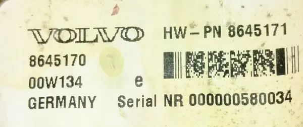 VOLVO S60 S80 XC90 V70 XC70 CEM Modul 8645170 8645171 image 2