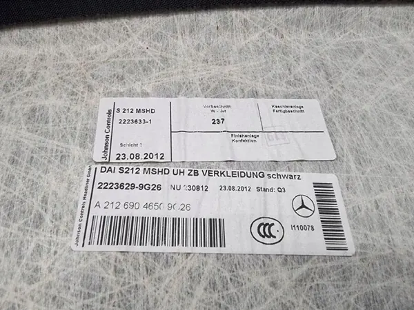 Techo Mercedes-Benz OEM 22236299G26 - Usado image 5
