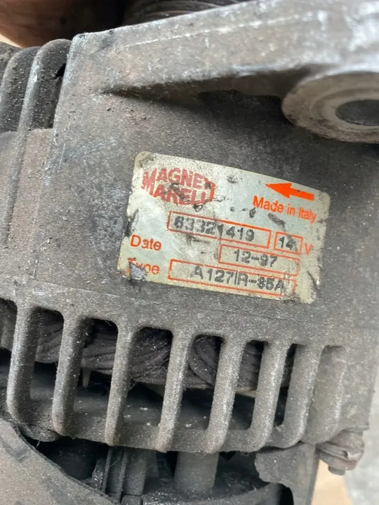 Fiat Marea Alternator 1.9TD OEM 63321419 image 4