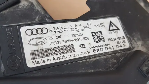 Faros Delantero Derecho Audi A1 Xenon LED image 7